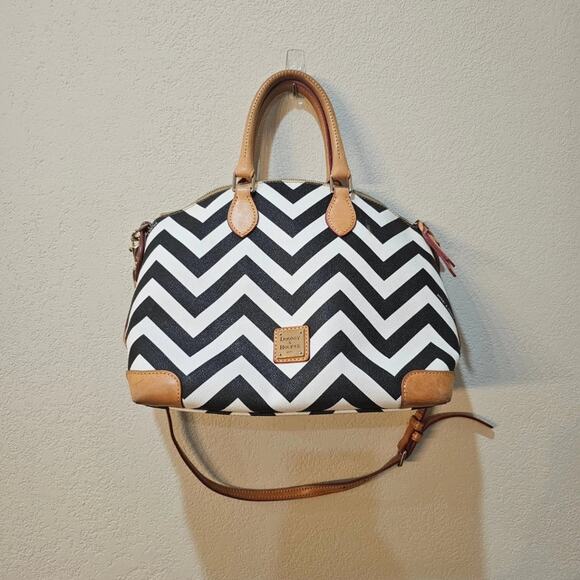 Dooney & Bourke Cheveron Geena Sachel - Picture 2 of 16